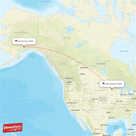 $182 Cheap flights from Anchorage to Minneapolis (ANC to MSP)。